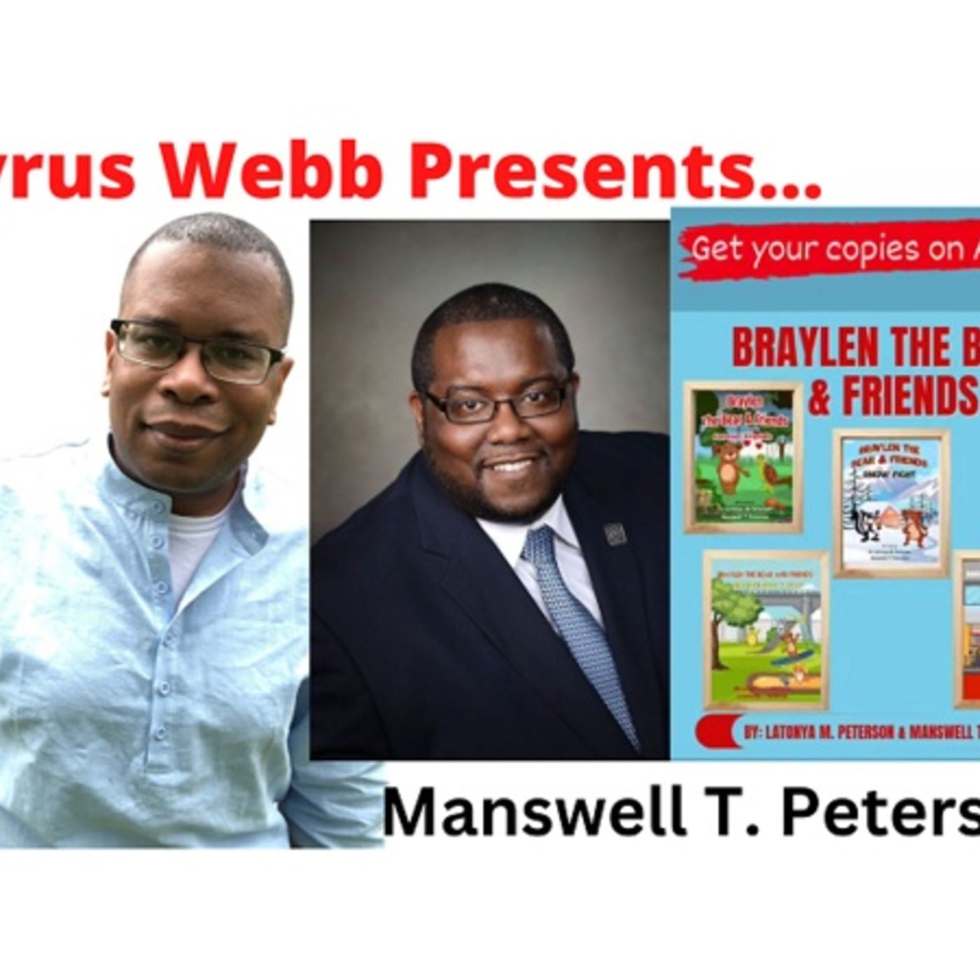 Author Manswell T. Peterson returns to #ConversationsLIVE episode artwork