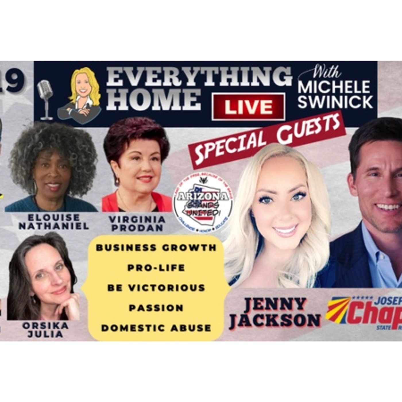 219 LIVE: Biz Growth, Pro-Life, Living, Passion, Abuse, AZ Take Action & Updates episode artwork