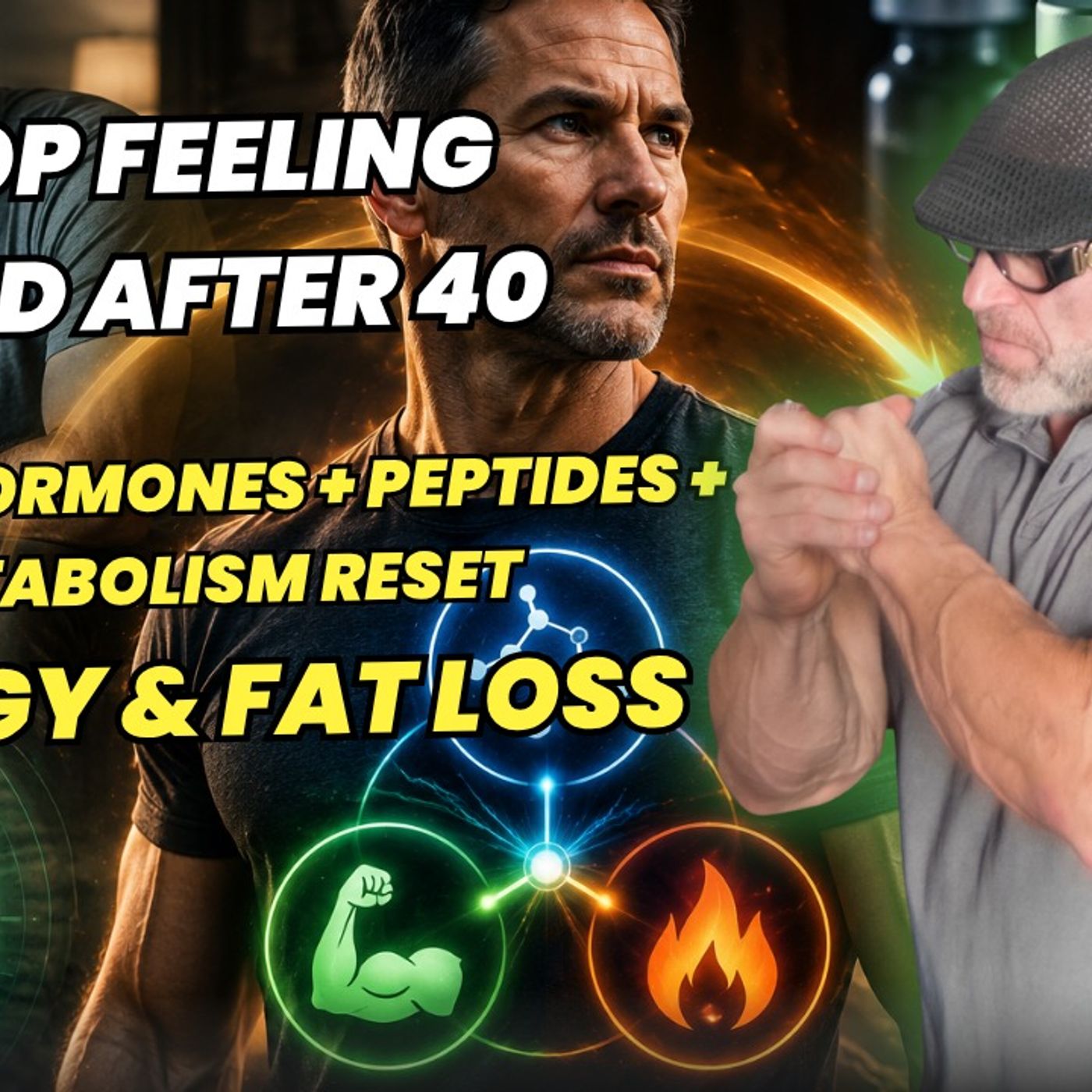 STOP Feeling Tired After 40: 3-Step Hormones + Peptides + Metabolism Reset (Energy & Fat Loss) episode artwork
