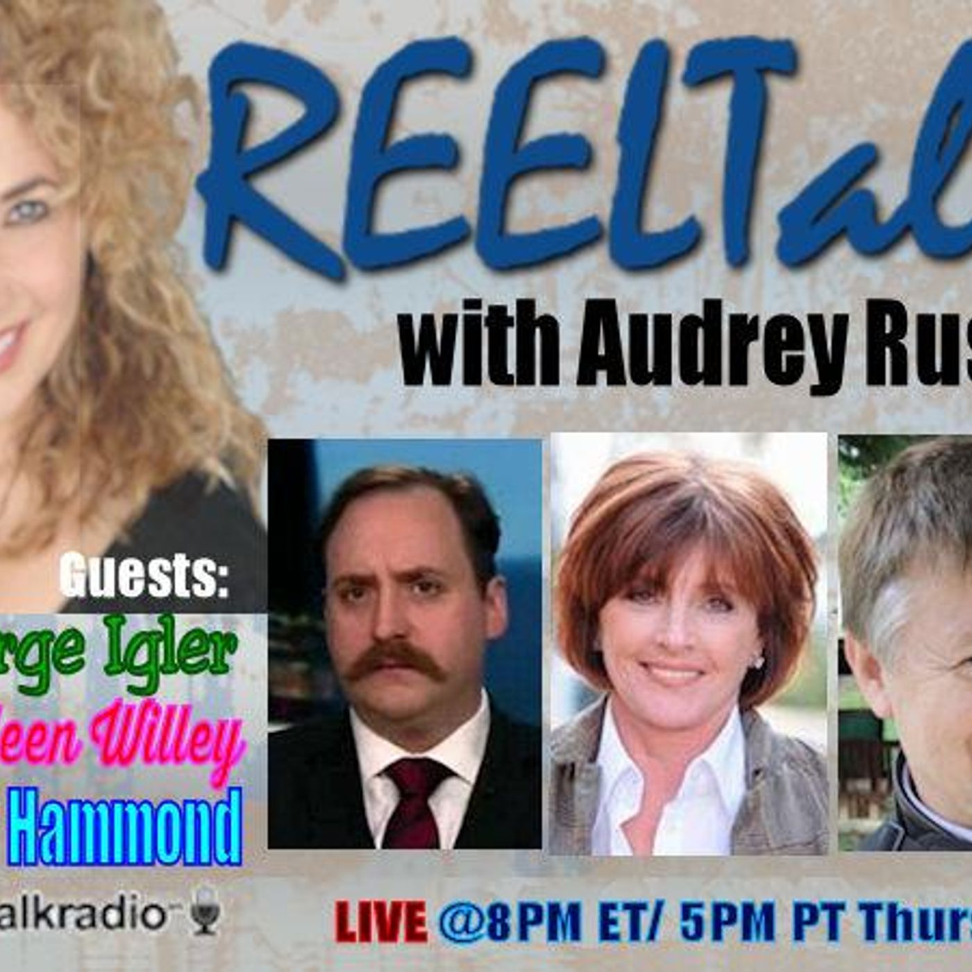 REELTalk: Kathleen Willey, from S. Africa Peter Hammond, from UK George Igler episode artwork