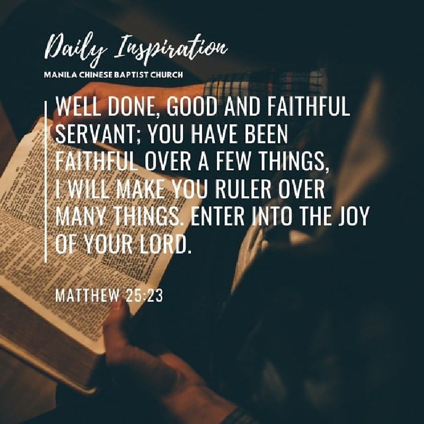 MATTHEW 25:23/THE END IS NEAR!ALL YAHWEHS TRUE SERVANTS WILL PARTAKE IN THE MASTERS HAPPINESS!U HAVE BEEN FAITHFUL TO THE LITTLE! episode artwork