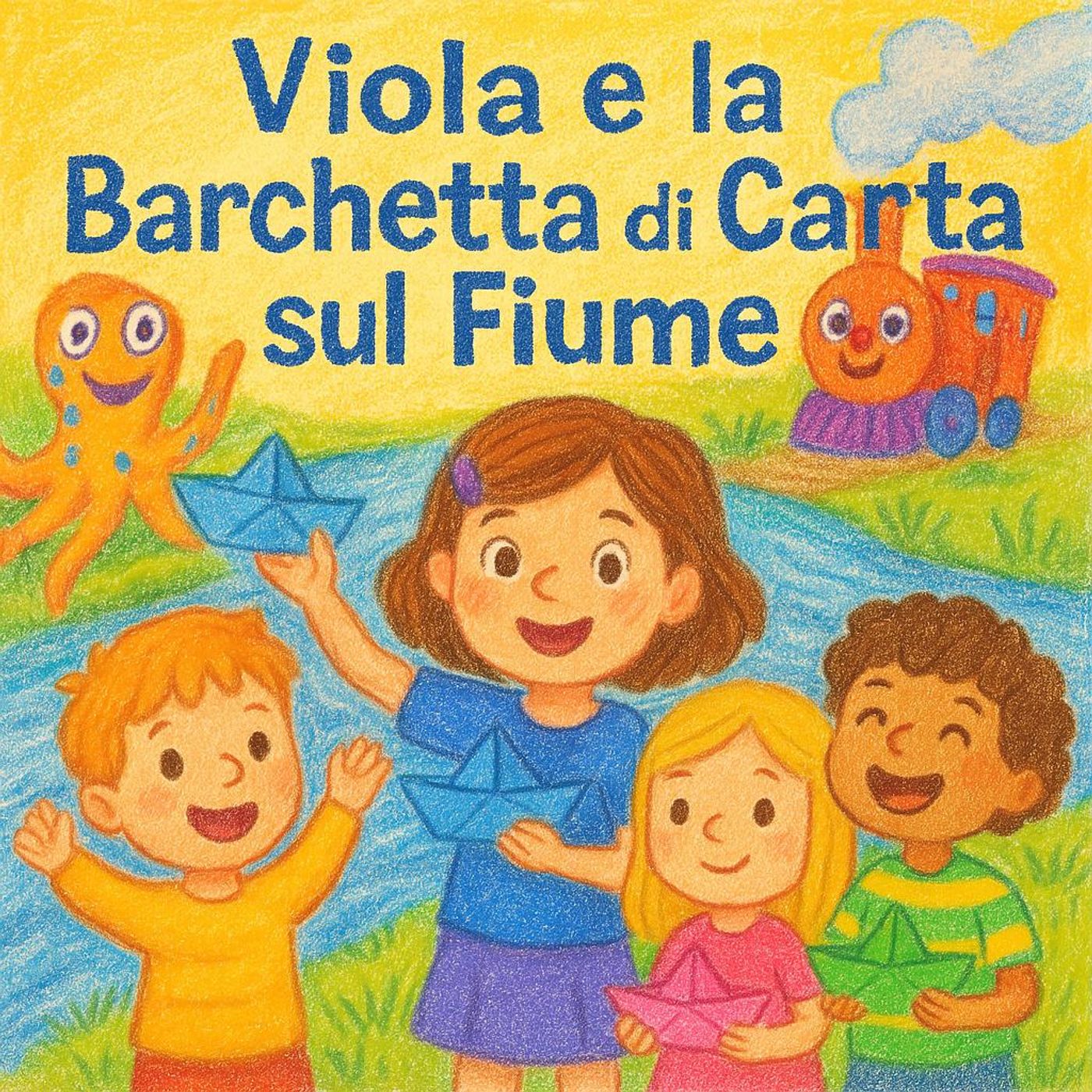 Viola e la Barchetta di Carta sul Fiume