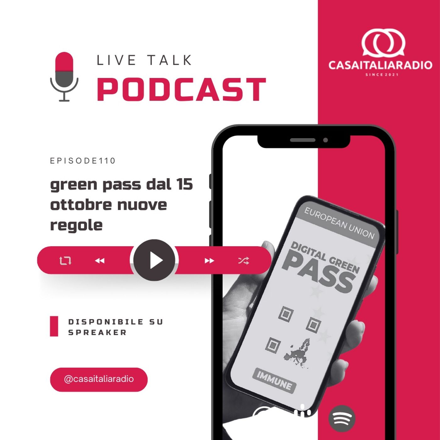 BM.- Puntata n. 110 - Green pass, dal 15 ottobre in vigore le nuove regole episode artwork