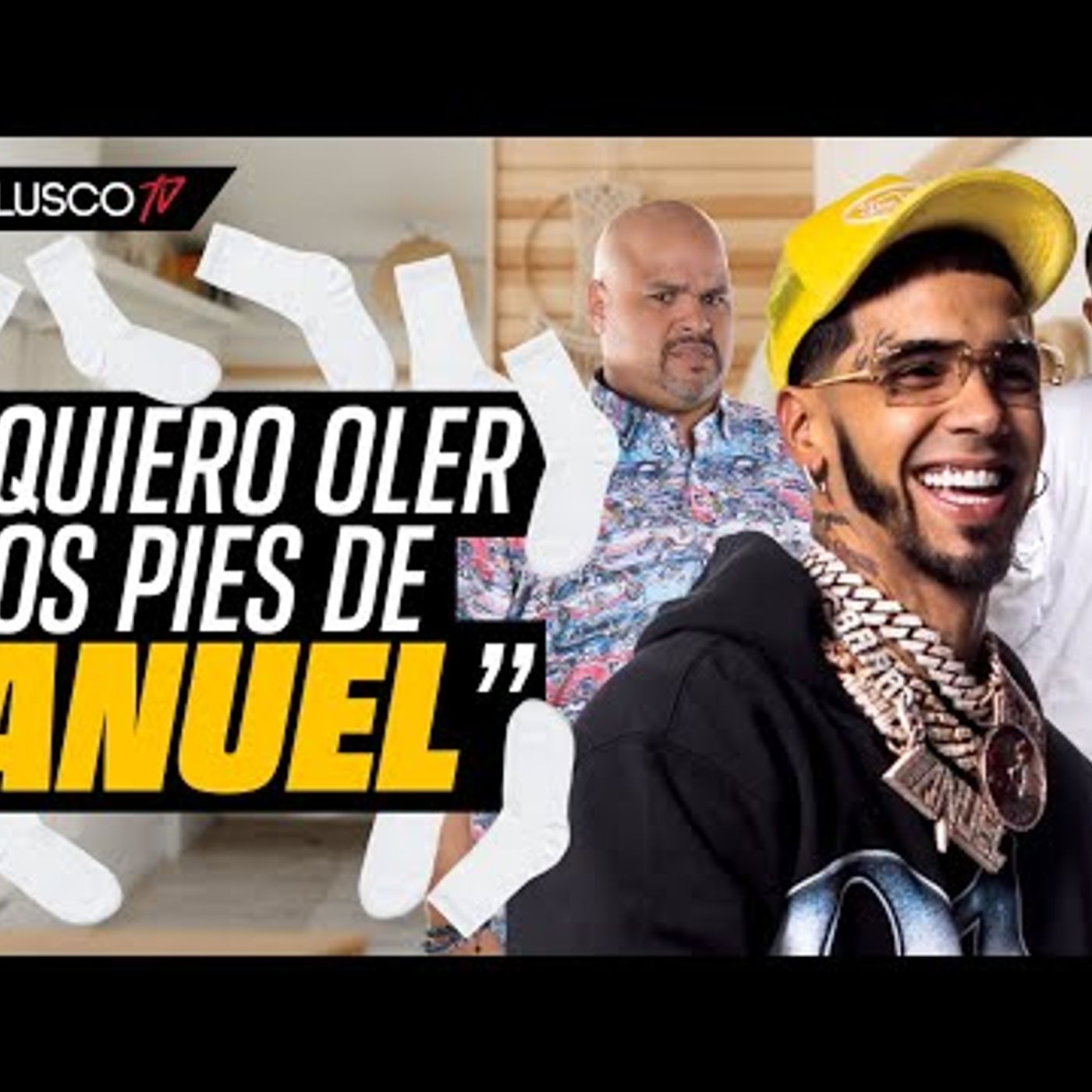 096. Anuel recibe a fanática que insiste en oler sus pies. VIDEO REACCIÓN