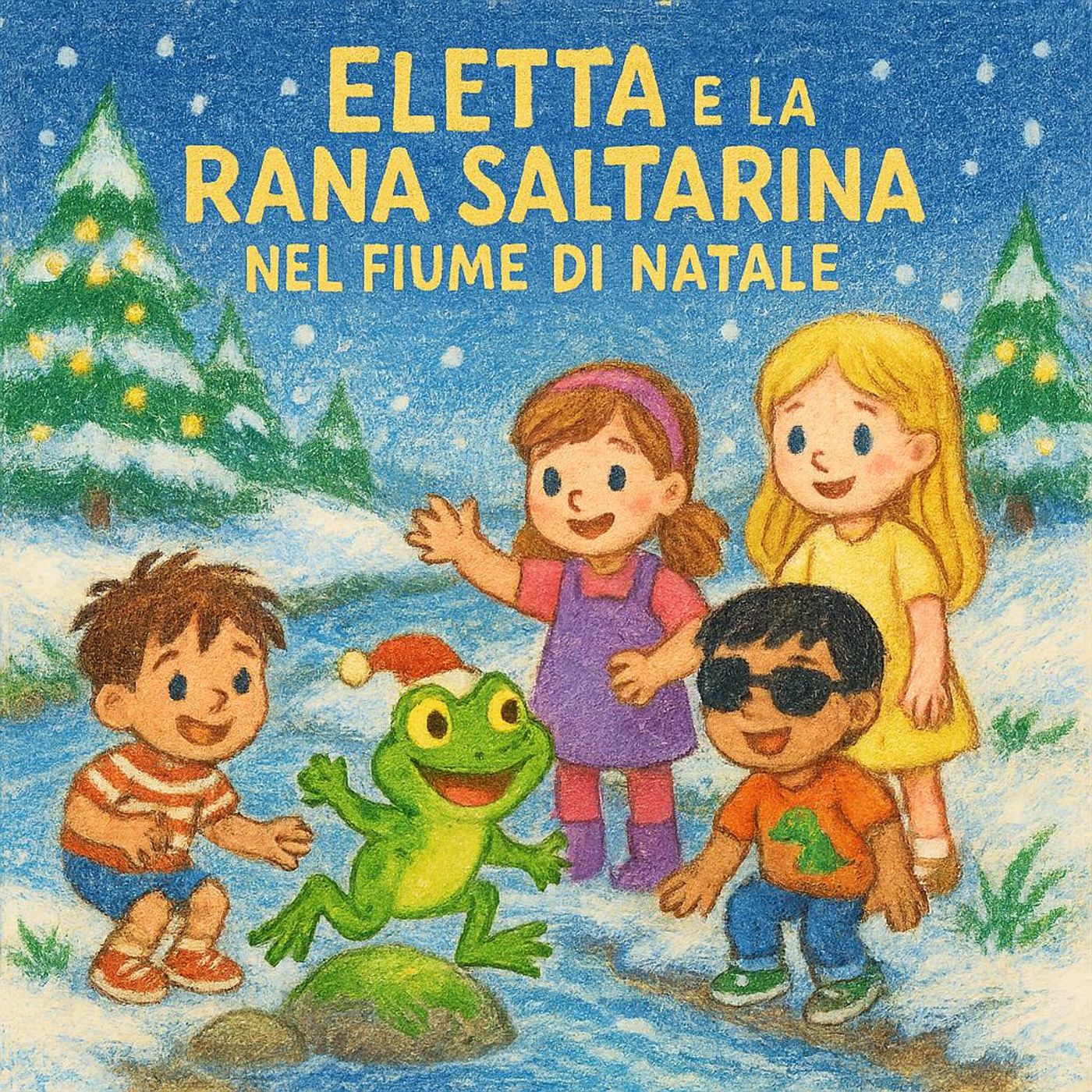 Eletta e la Rana Saltarina nel Fiume di Natale