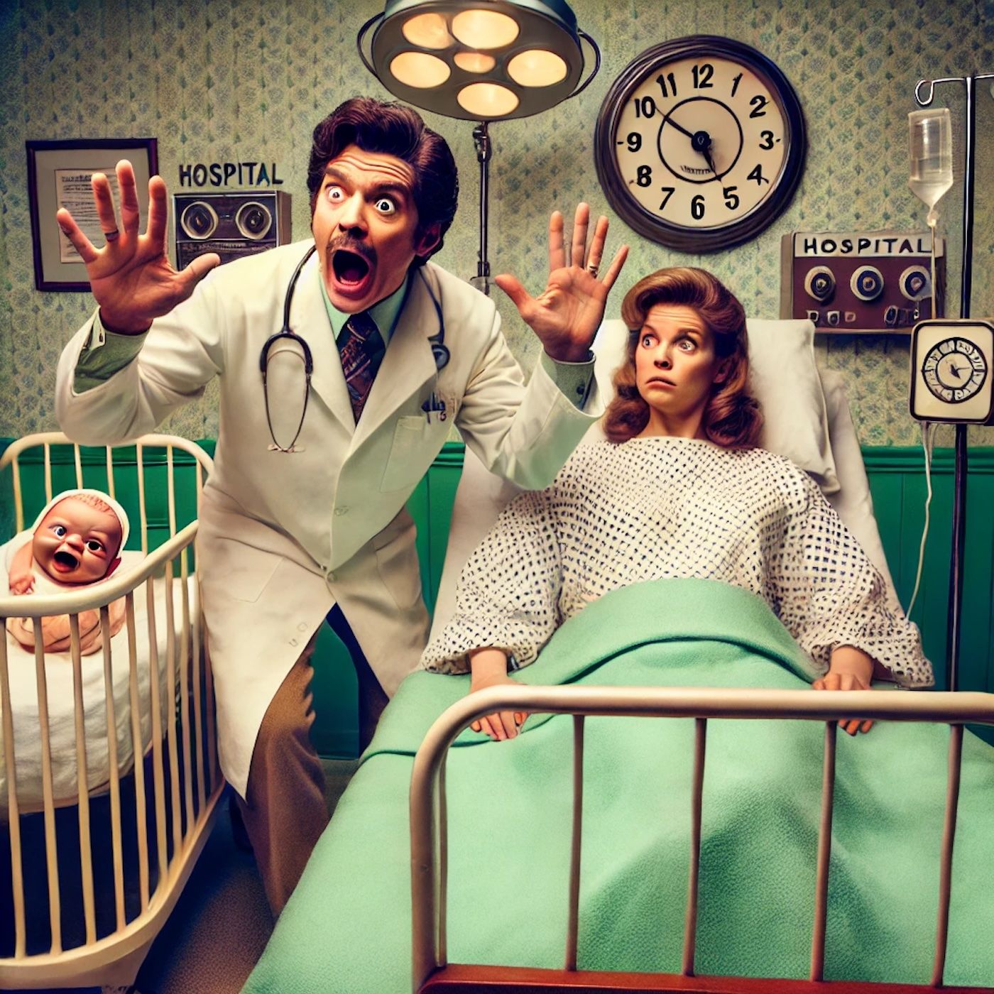 "When I was born I was so ugly the doctor slapped my mother." episode artwork