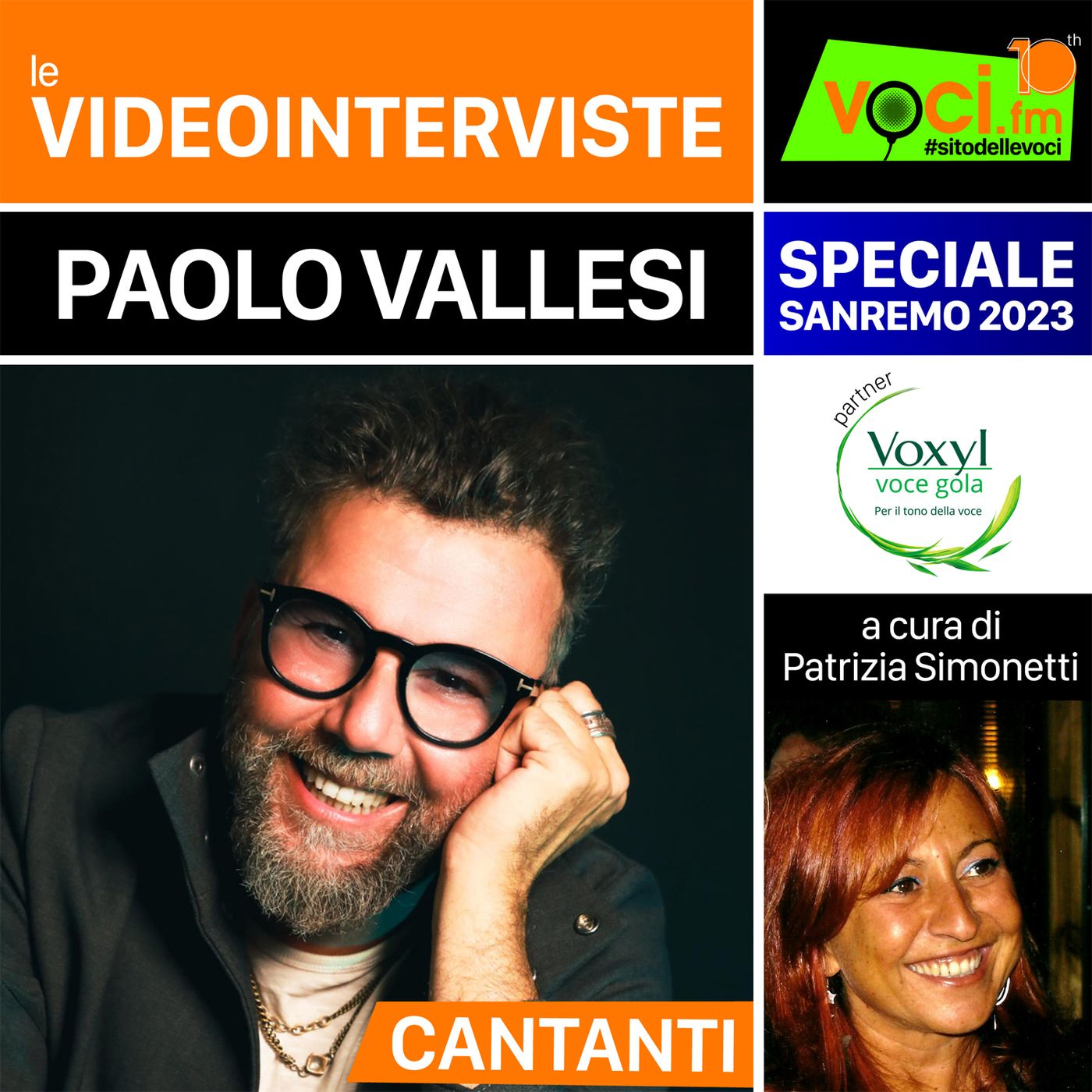 SPECIALE SANREMO 2023: PAOLO VALLESI su VOCI.fm - clicca play e ascolta l'intervista episode artwork