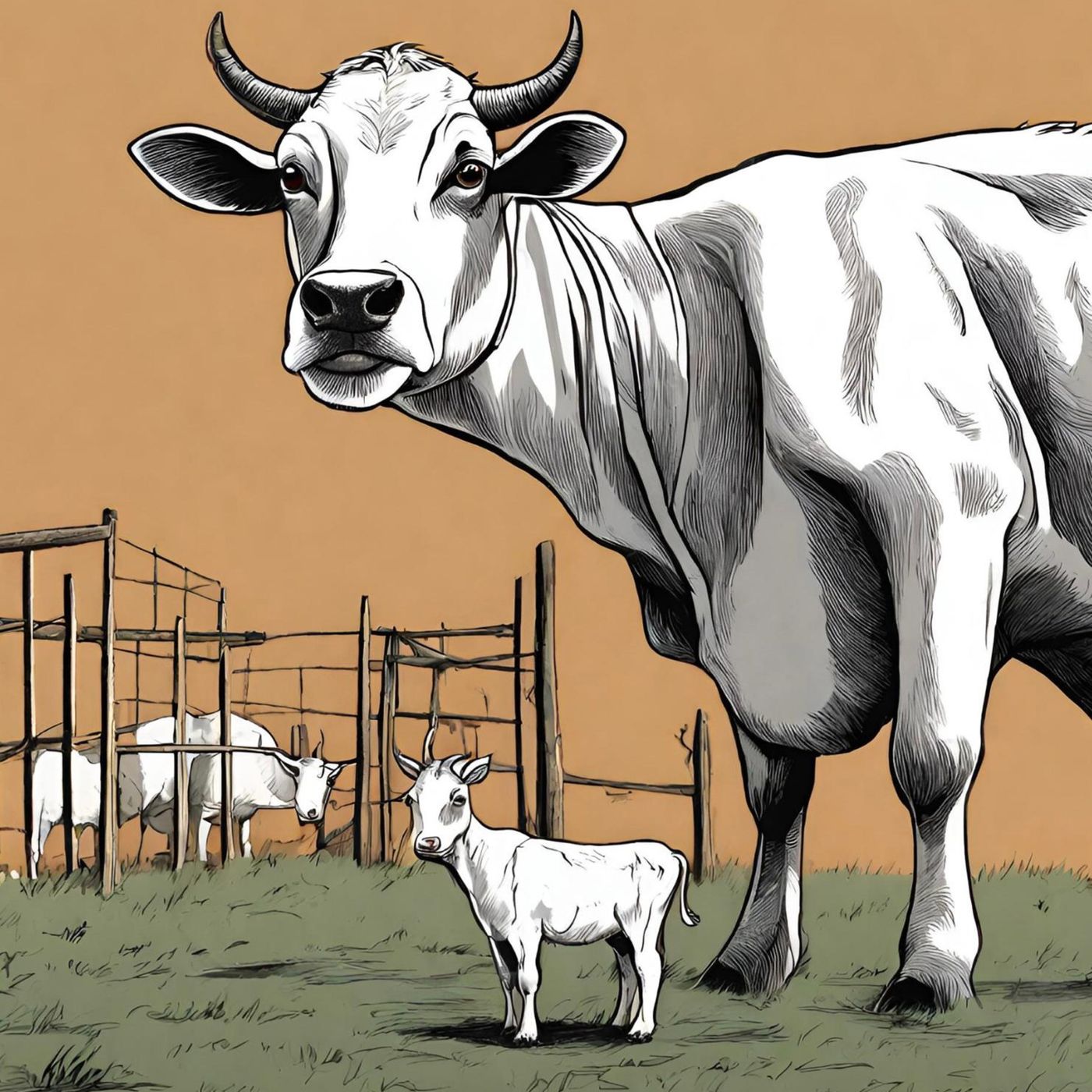 La vaca que creía que era una cabra