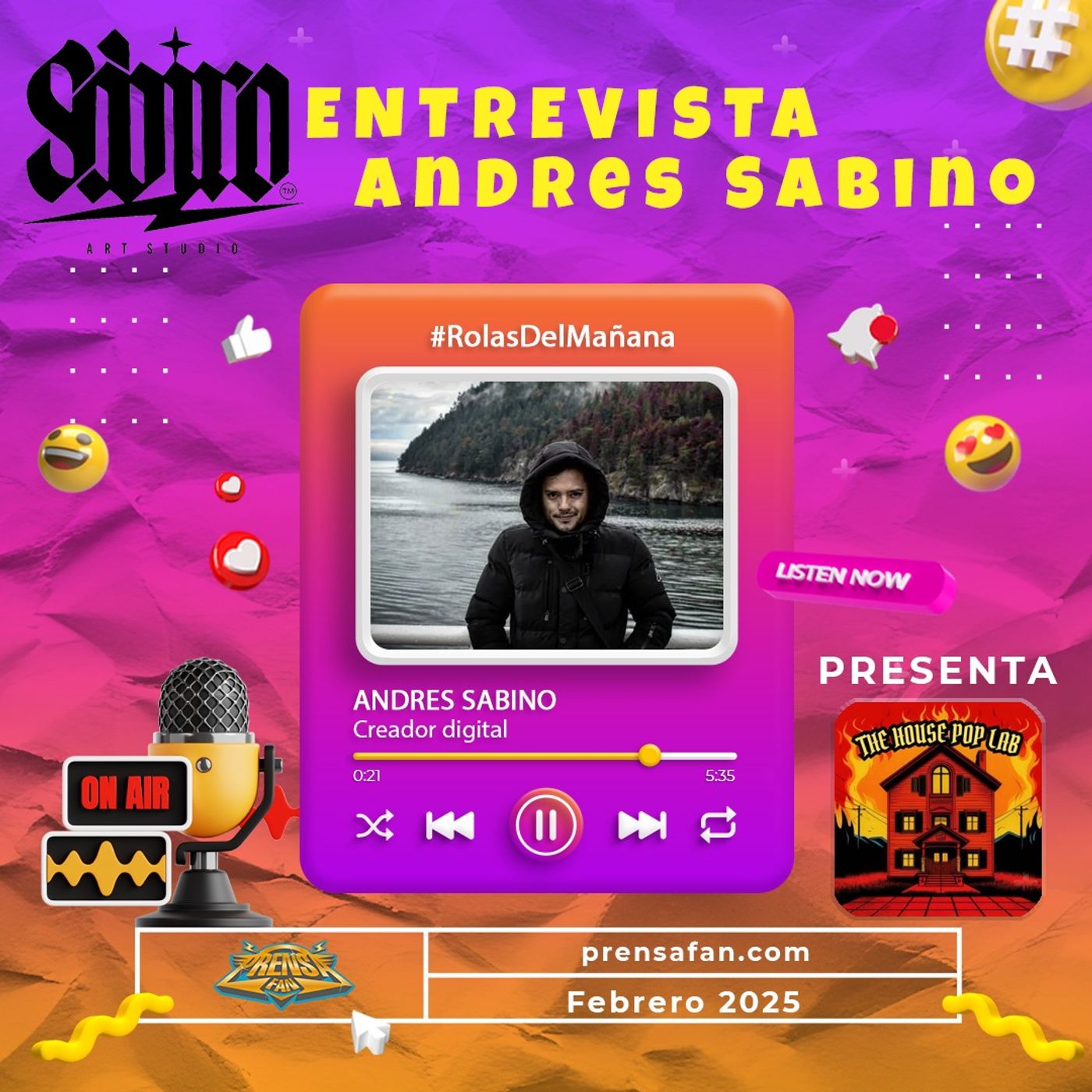 Entrevista con Andres Sabino episode artwork