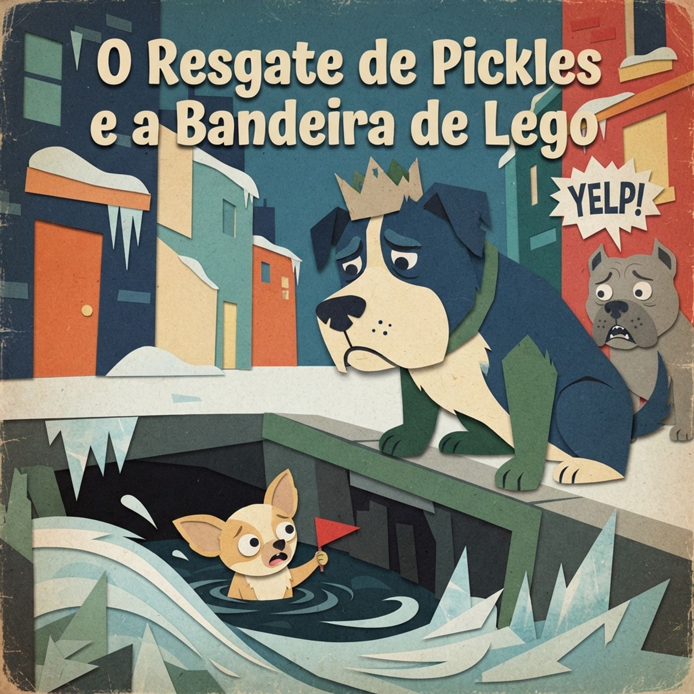 O Rei Cão e o Perigo do Bueiro Congelado ｜ Aventura Animal