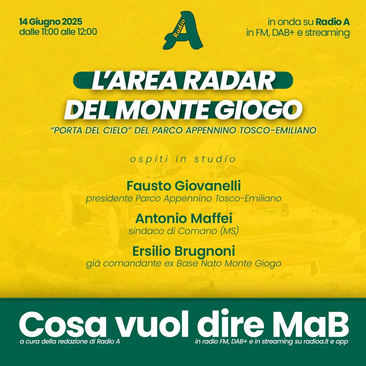 L'Area Radar del Monte Giogo (Cosa Vuol Dire MaB - 14 Giugno 2025) episode artwork