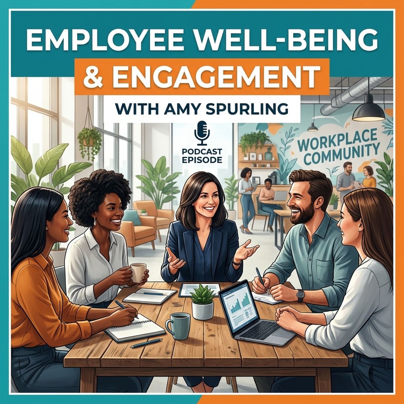 Employee Well-being and Engagement. With Amy Spurling episode artwork