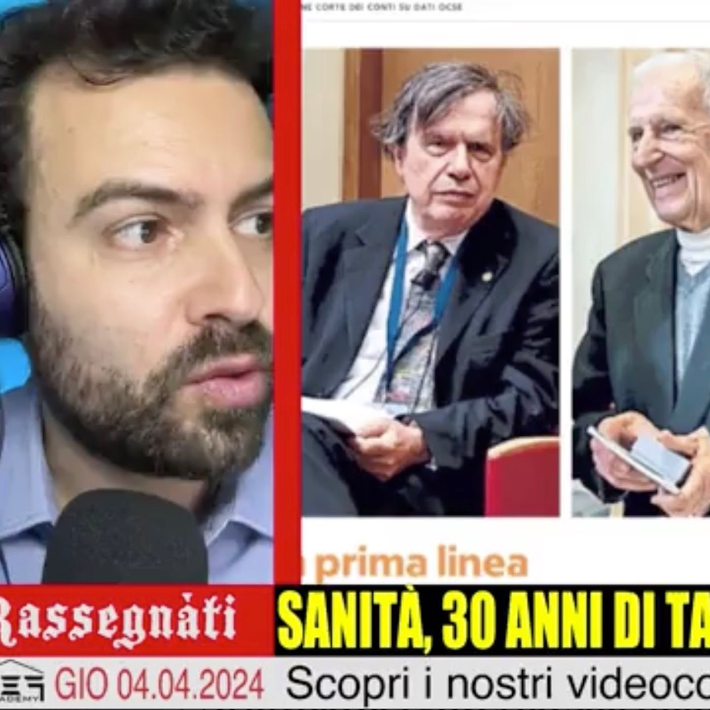 ✂️ SANITÀ, 30 ANNI DI TAGLI E SI SVEGLIANO OGGI - Rassegnàti 04/04/2024 episode artwork