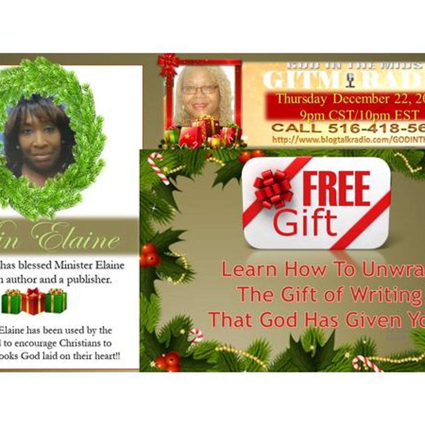 GITM #4 Virtual Pop Up Shop 12.22.2022:Minister Elaine Unwrapping God's Gift episode artwork