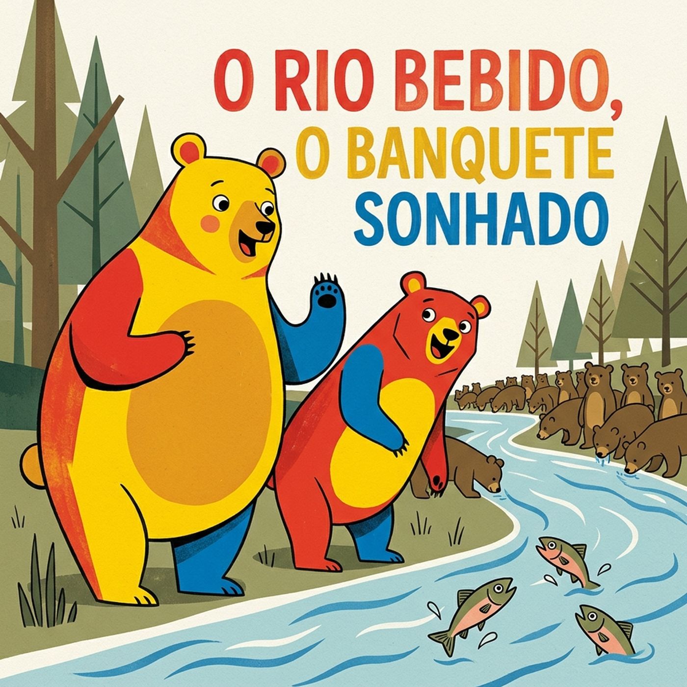 Os Ursos Comilões e o Grande Plano do Rio ｜【Fábula】 episode artwork