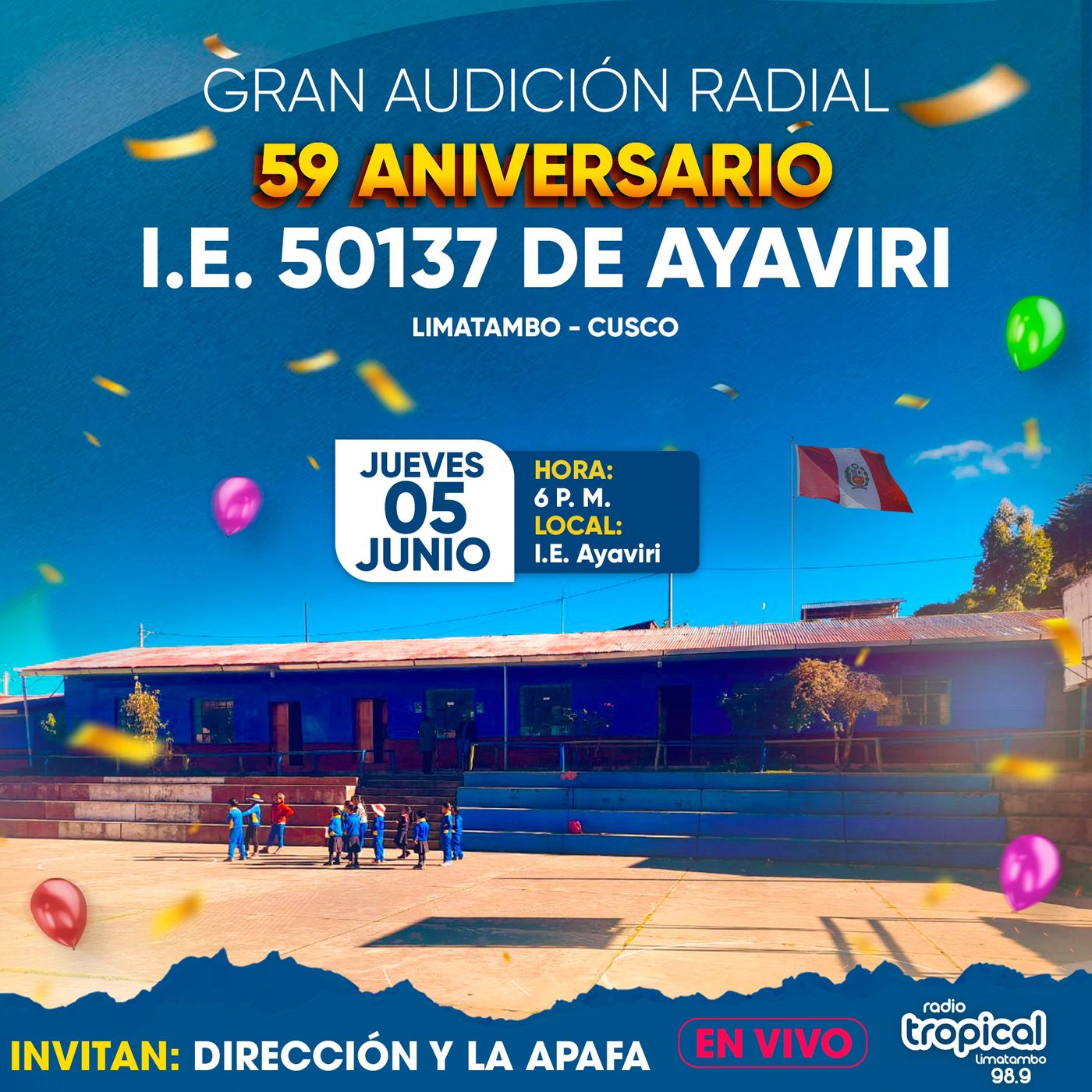 Radio en vivo - Limatambo - Cusco - Perú