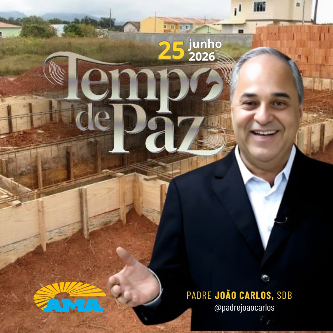 25/06/26 - Programa Padre João Carlos | Tempo de Paz episode artwork