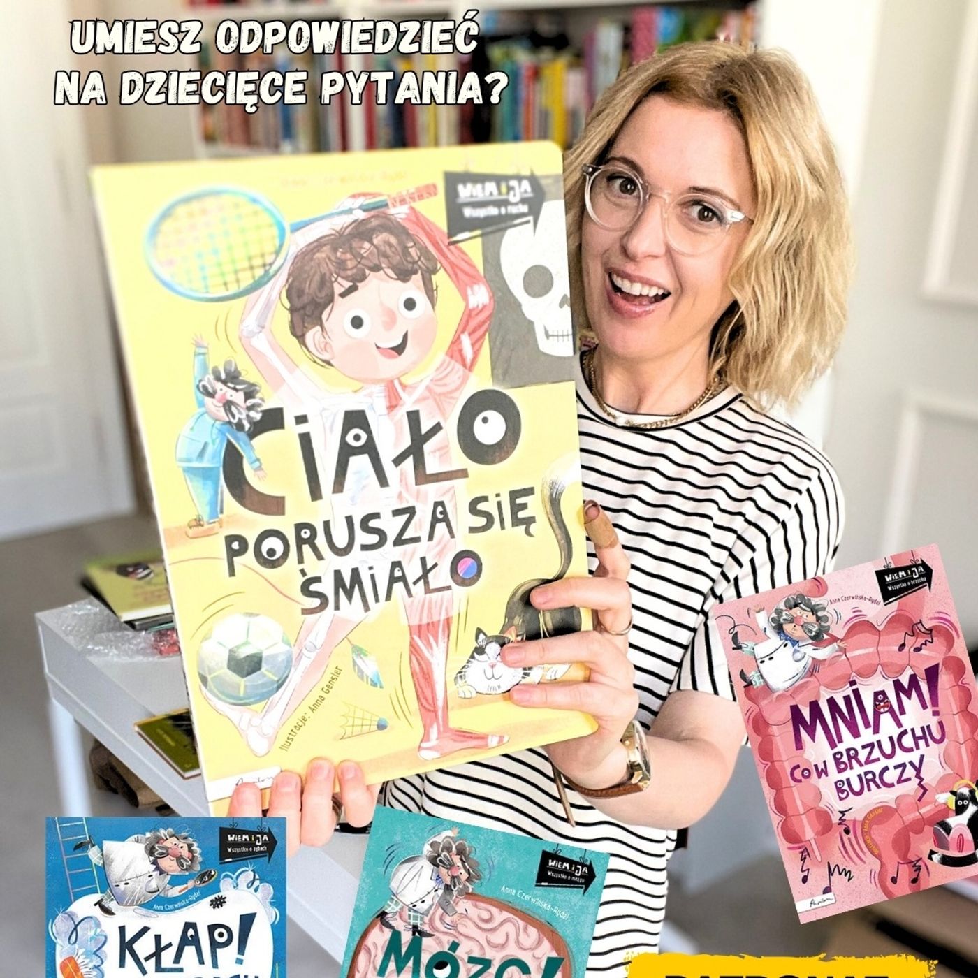 Ciało porusza się śmiało. Książki dla dzieci 3-6 lat