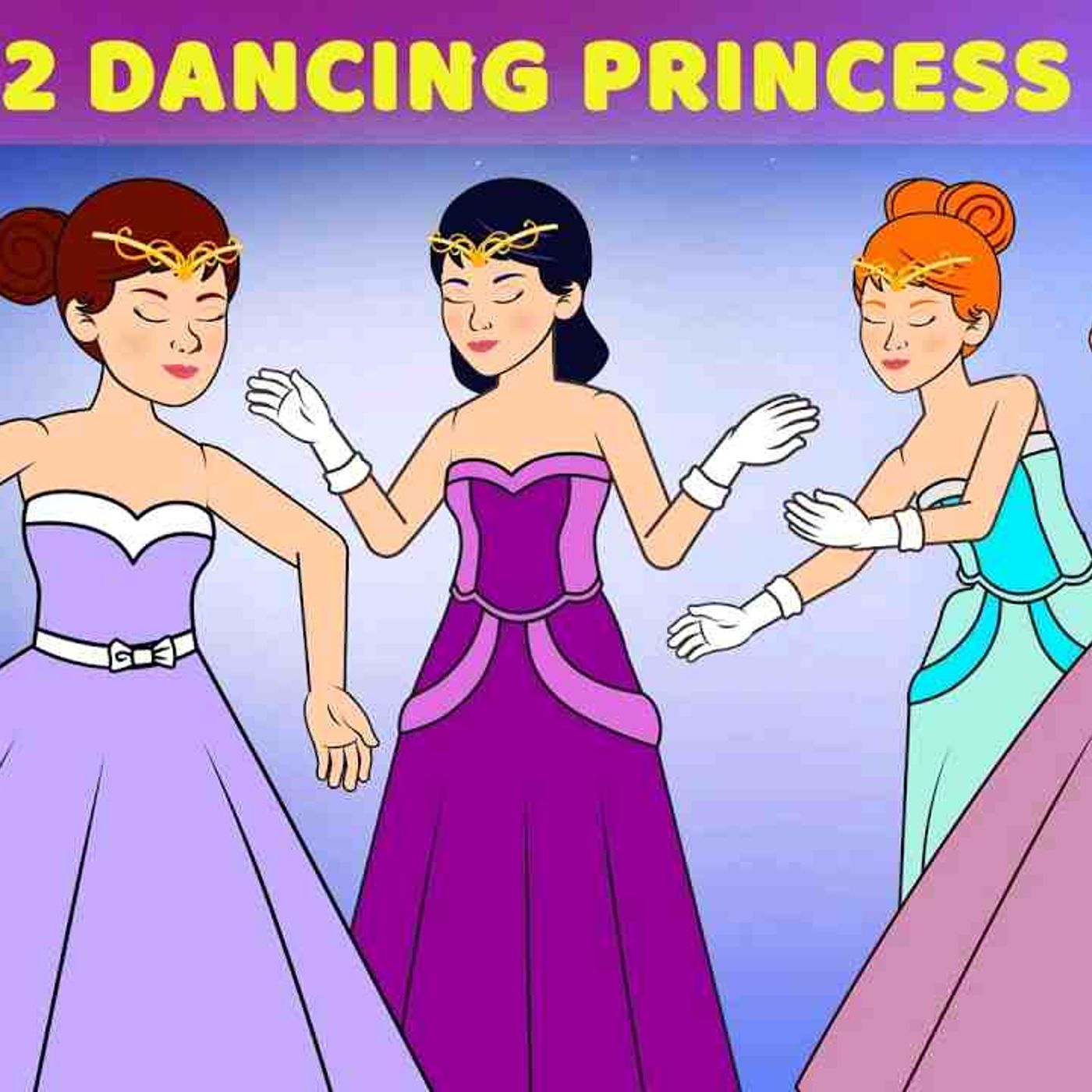 12 Princess with Dancing Red Shoes 🩷 ✨ Bedtime Stories for Kids in English _ Fairy Tales episode artwork