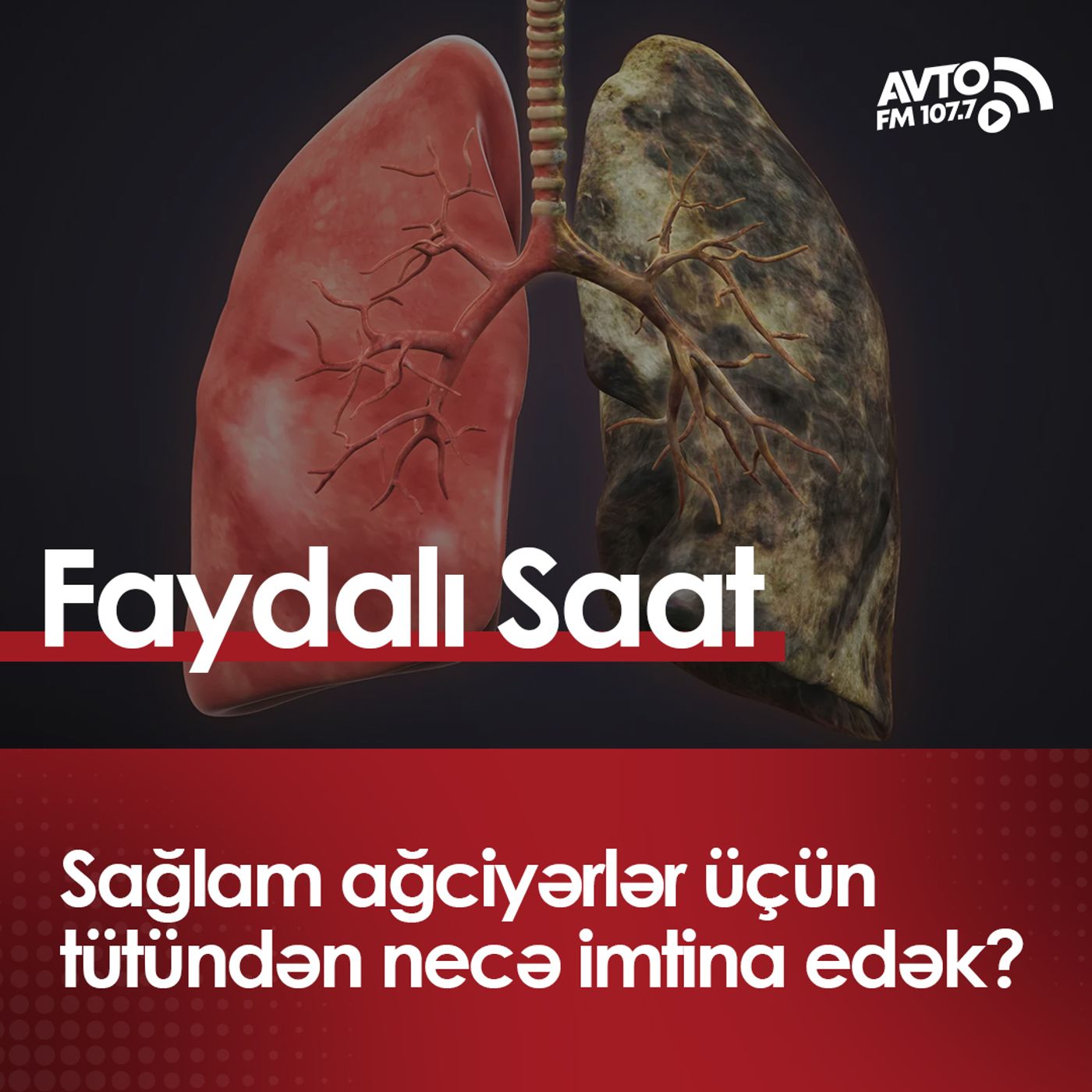 Sağlam ağciyərlər üçün tütündən necə imtina edək? episode artwork