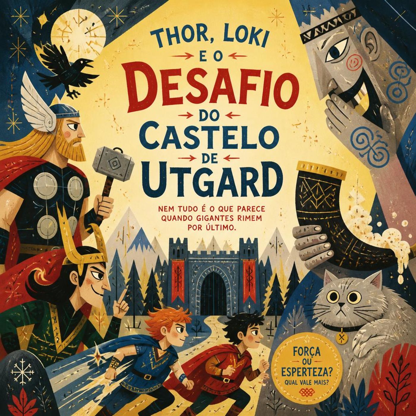 【Mitologia Nórdica】Thor e a Armadilha Mágica no Castelo dos Gigantes