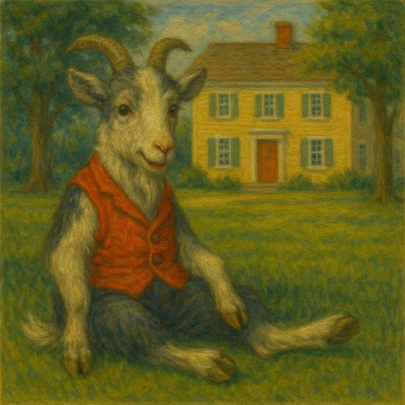 Billy Whiskers at Home