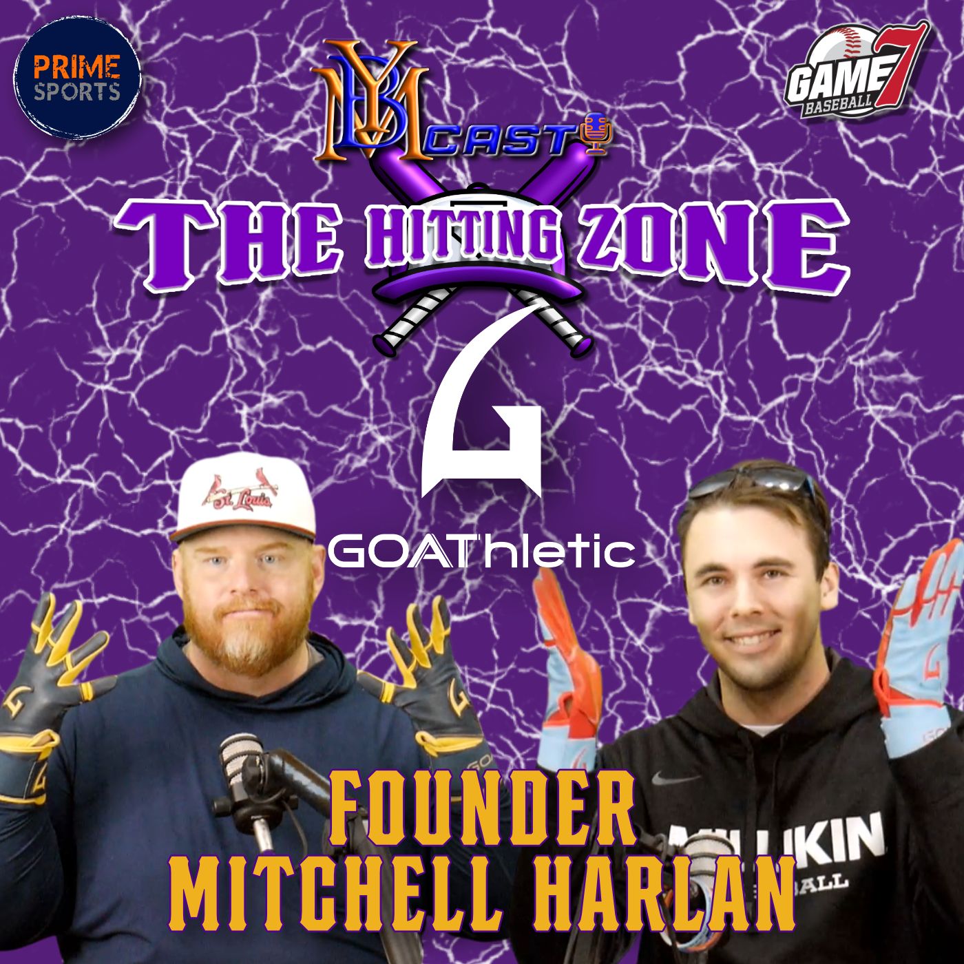 The Hitting Zone | GOAThletic's Founder Mitchell Harlan | YBMcast episode artwork