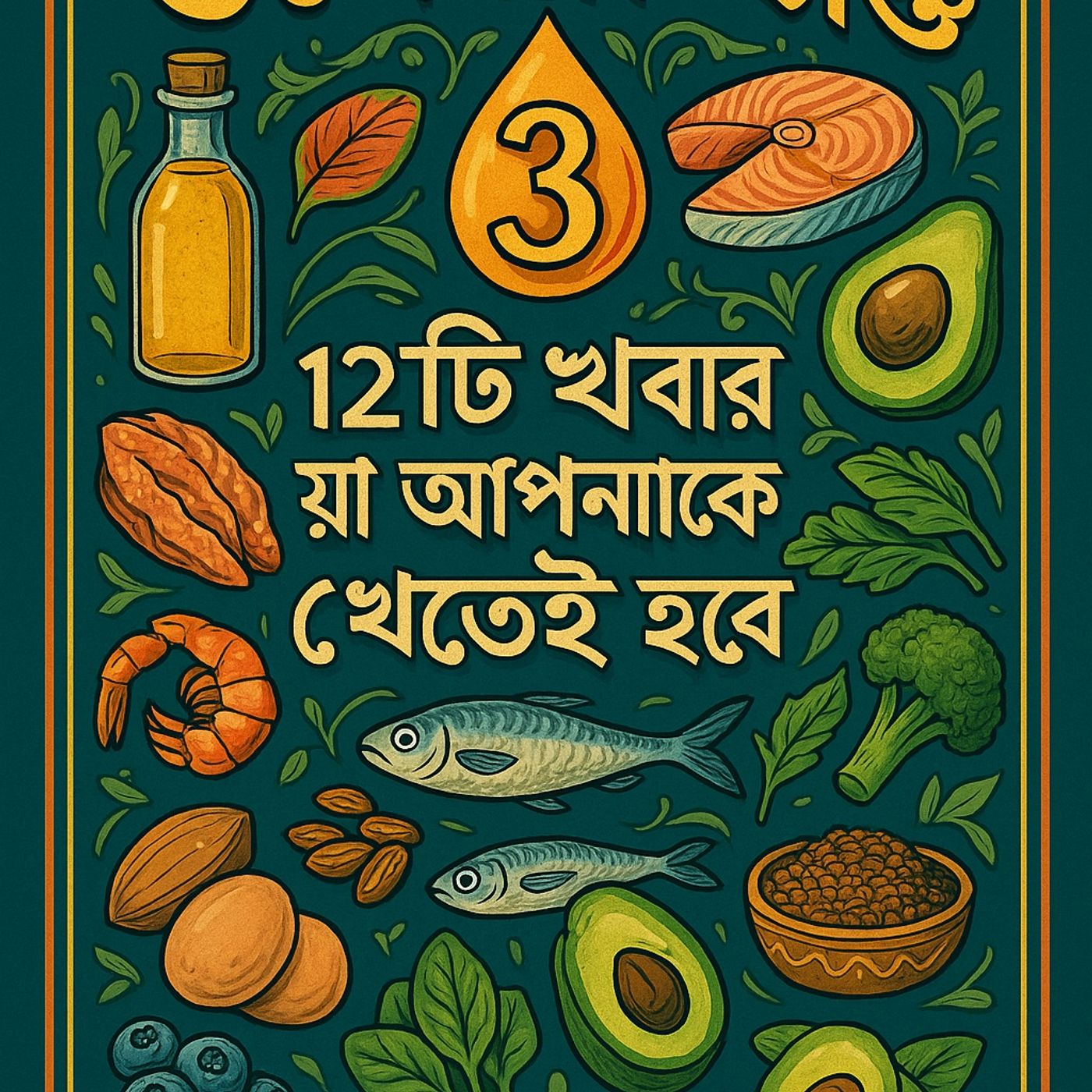 Jontrona  Tonic: The Omega-3 Kitchen( জন্ত্র টনিক: ওমেগা-৩ রান্নাঘর)