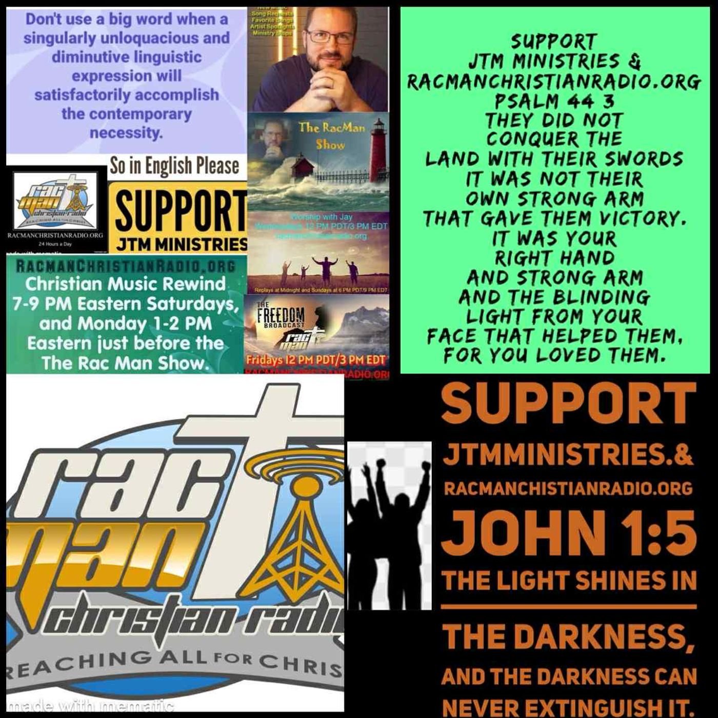 The Rac Man Show #2025090 Remember to Please Jesus