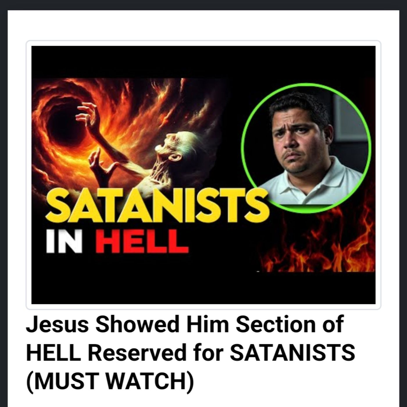 Jesus Showed Him Section of HELL Reserved for SATANISTS (MUST WATCH) episode artwork