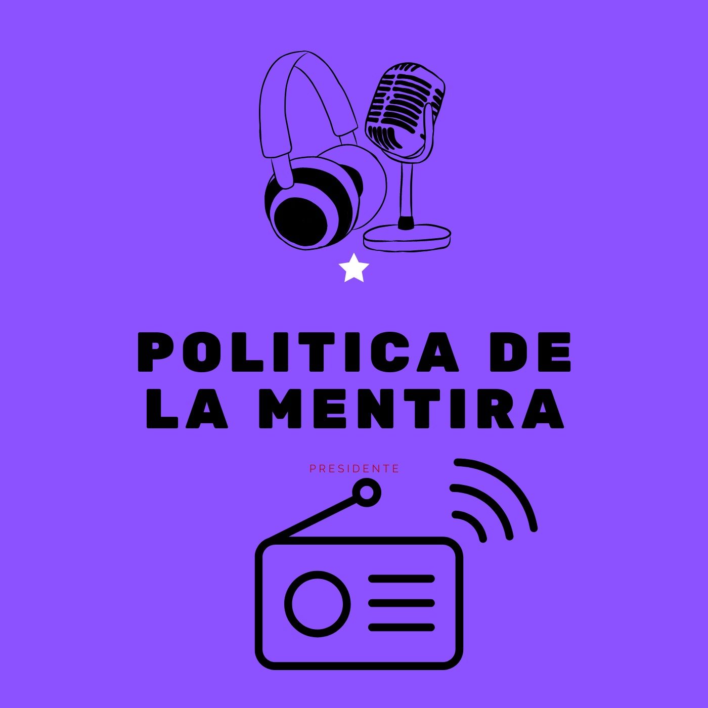 Política de la mentira cover art