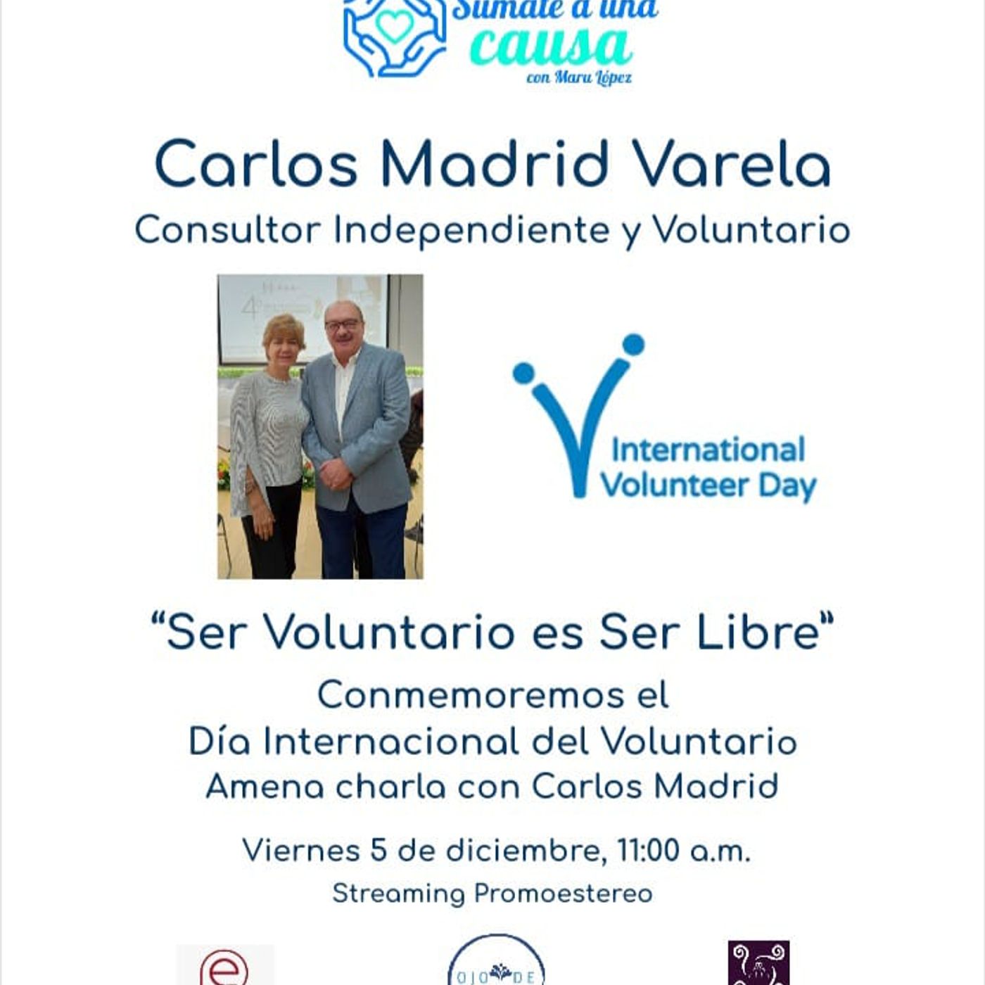SUMATE A UNA CAUSA || DÍA INTERNACIONAL DEL VOLUNTARIADO