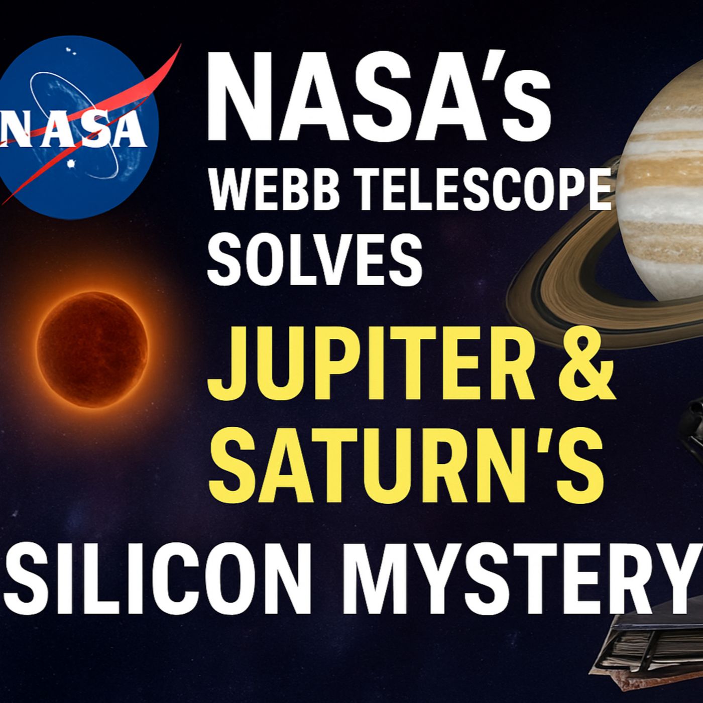 Cosmic Accident Solves Jupiter & Saturn’s Silicon Mystery episode artwork