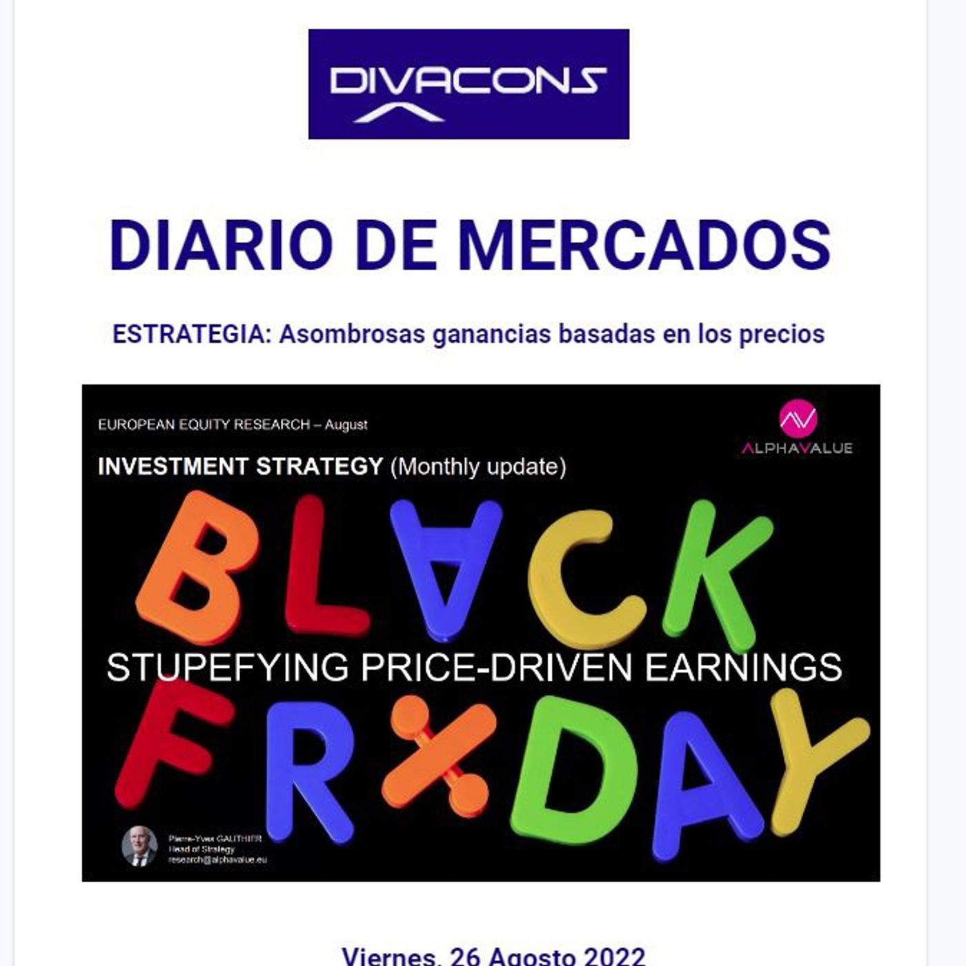 PODCAST DIARIO DE MERCADOS Viernes 26 Agosto episode artwork