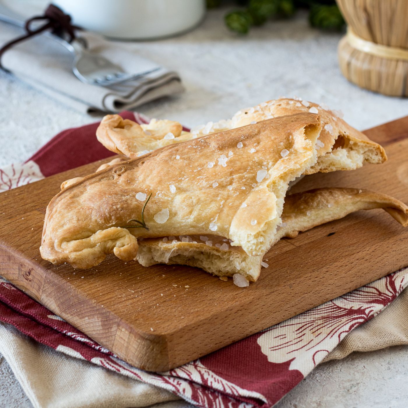 SCHIACCIATA CON LIEVITO ISTANTANEO