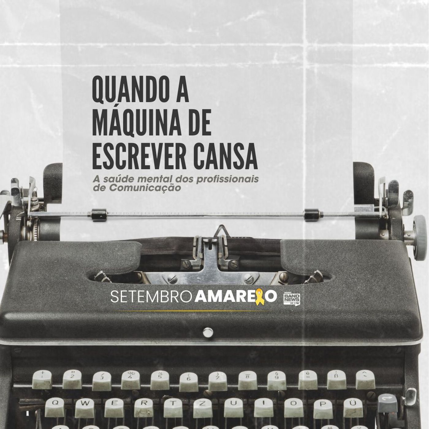 Quando a máquina de escrever cansa - A saúde mental dos profissionais  de Comunicação episode artwork
