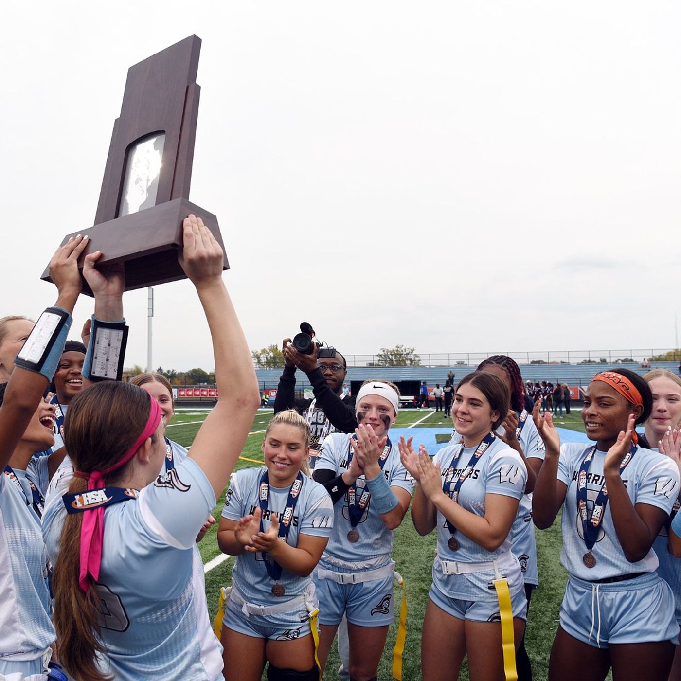 Willowbrook flag football bounces back from tough semi loss to take third