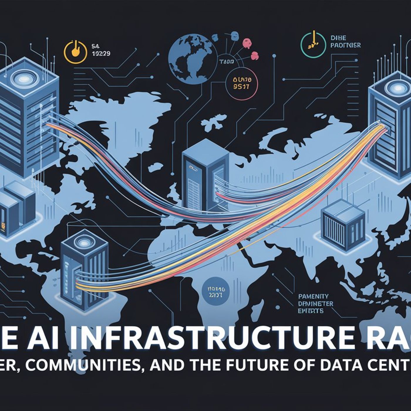 The AI Infrastructure Race: Power, Communities, and Data Centers — AI WORLD JOURNAL cover