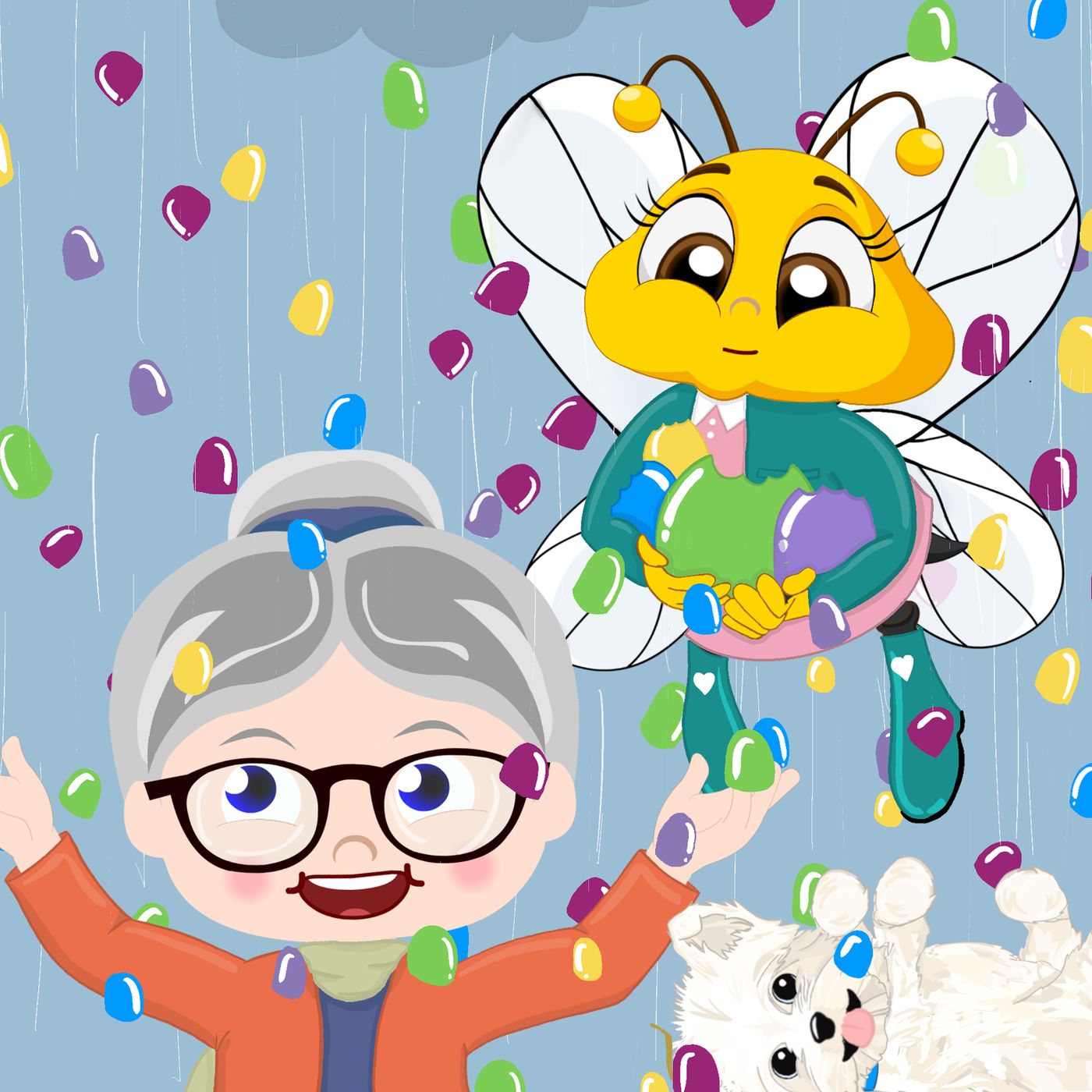 It's Raining Gumdrops! - Mrs. Honeybee & Friends