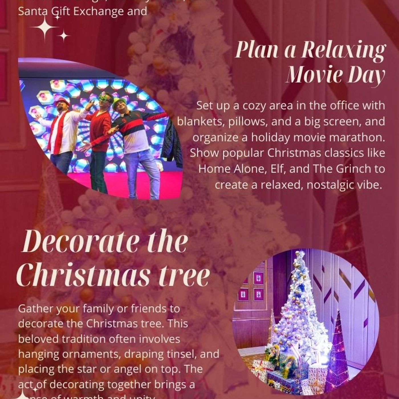 Office Christmas Party Celebration