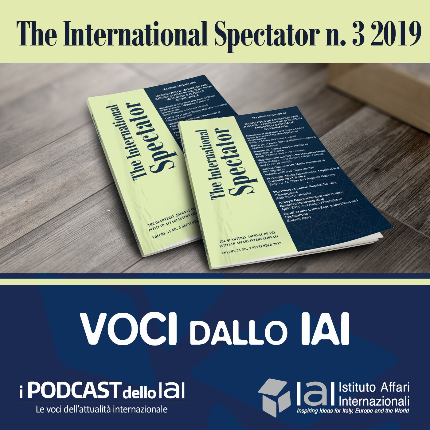 Voci dallo IAI - Istituto Affari Internazionali