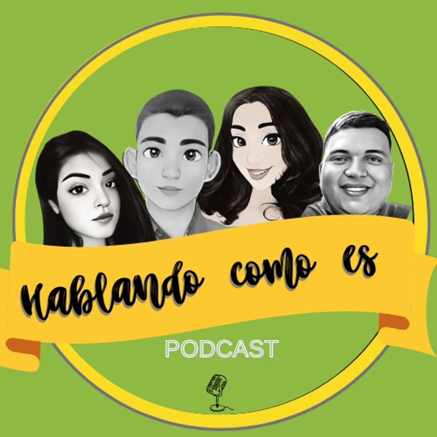 Hablando como es podcast artwork