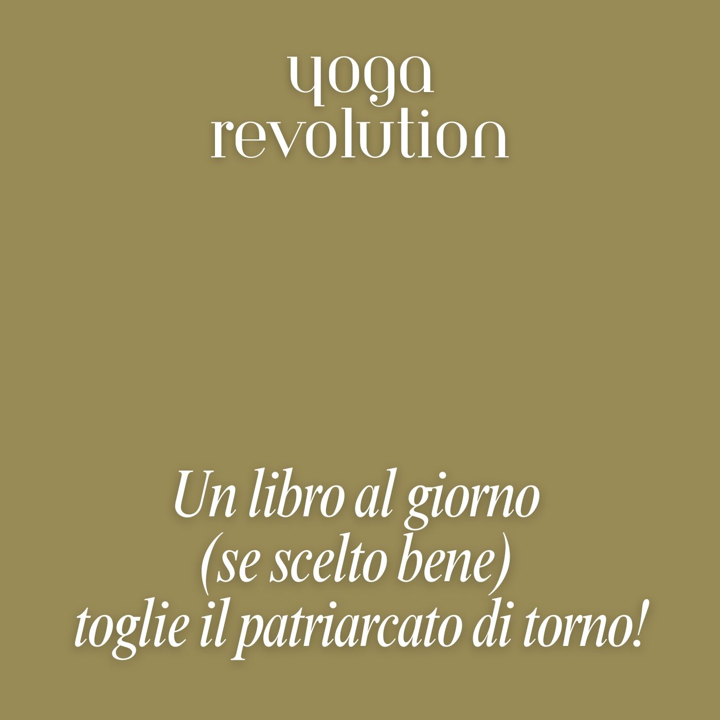 Ep.6: Un libro al giorno (se scelto bene) toglie il patriarcato di torno! episode artwork