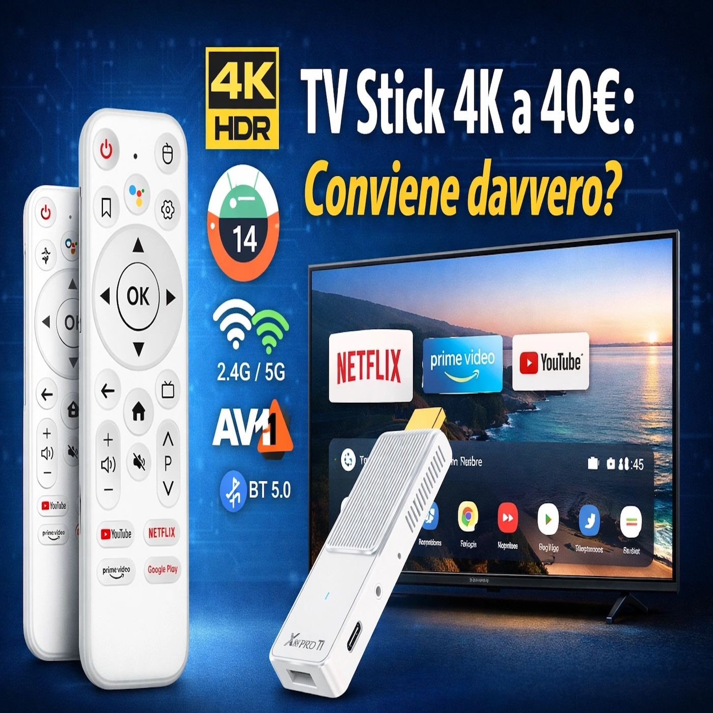 TV Stick 4K a 40€- conviene davvero? Il caso GREVA Android 14 episode artwork