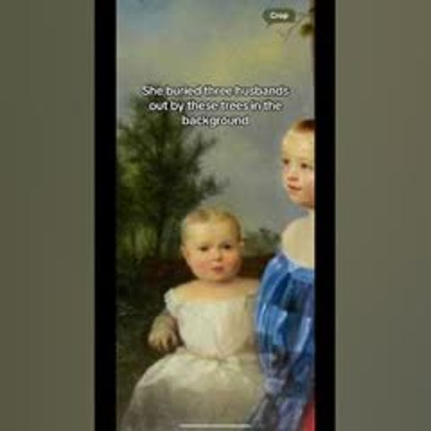 A painting with one of the CREEPIEST backstories