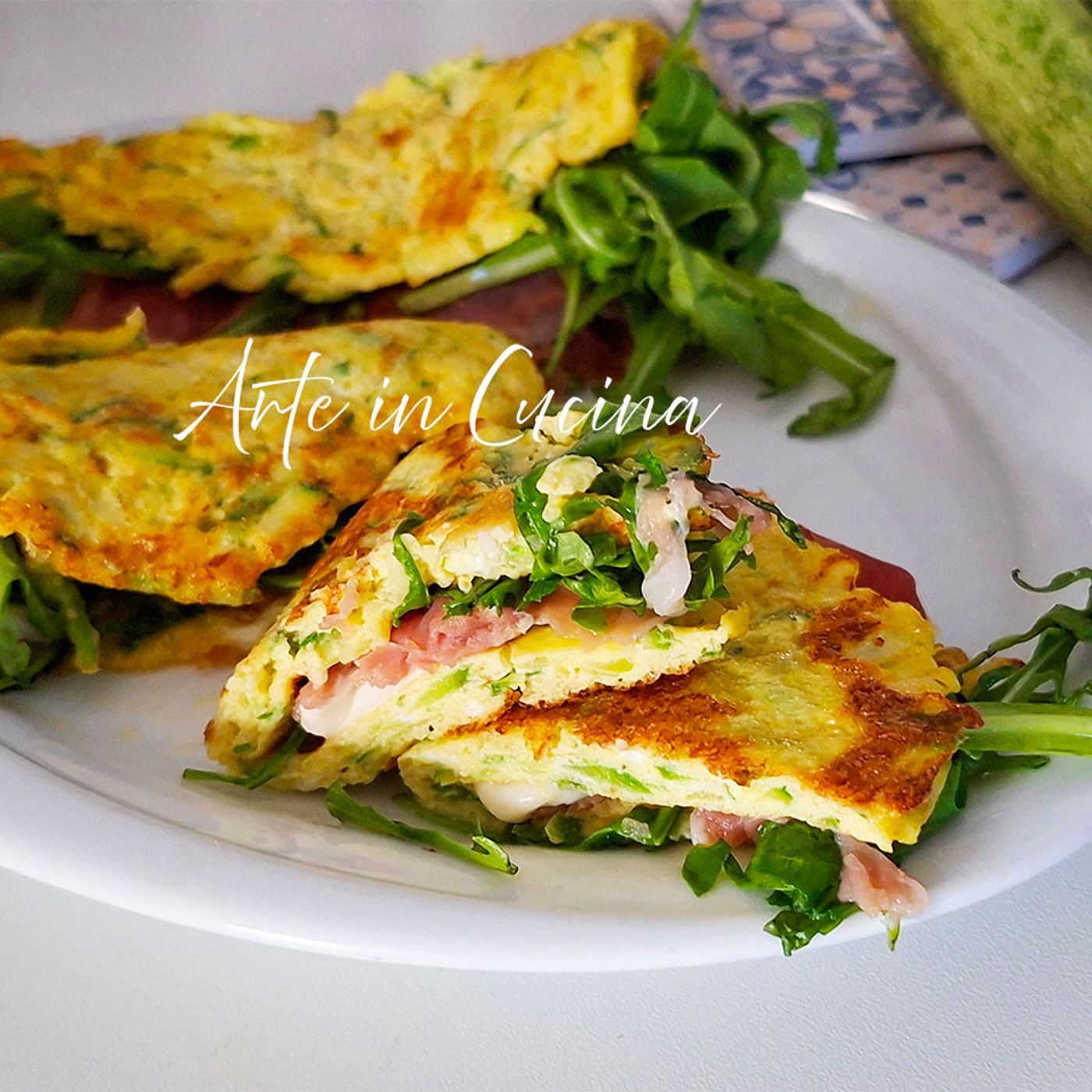 TACOS di ZUCCHINE frittatine ripiene