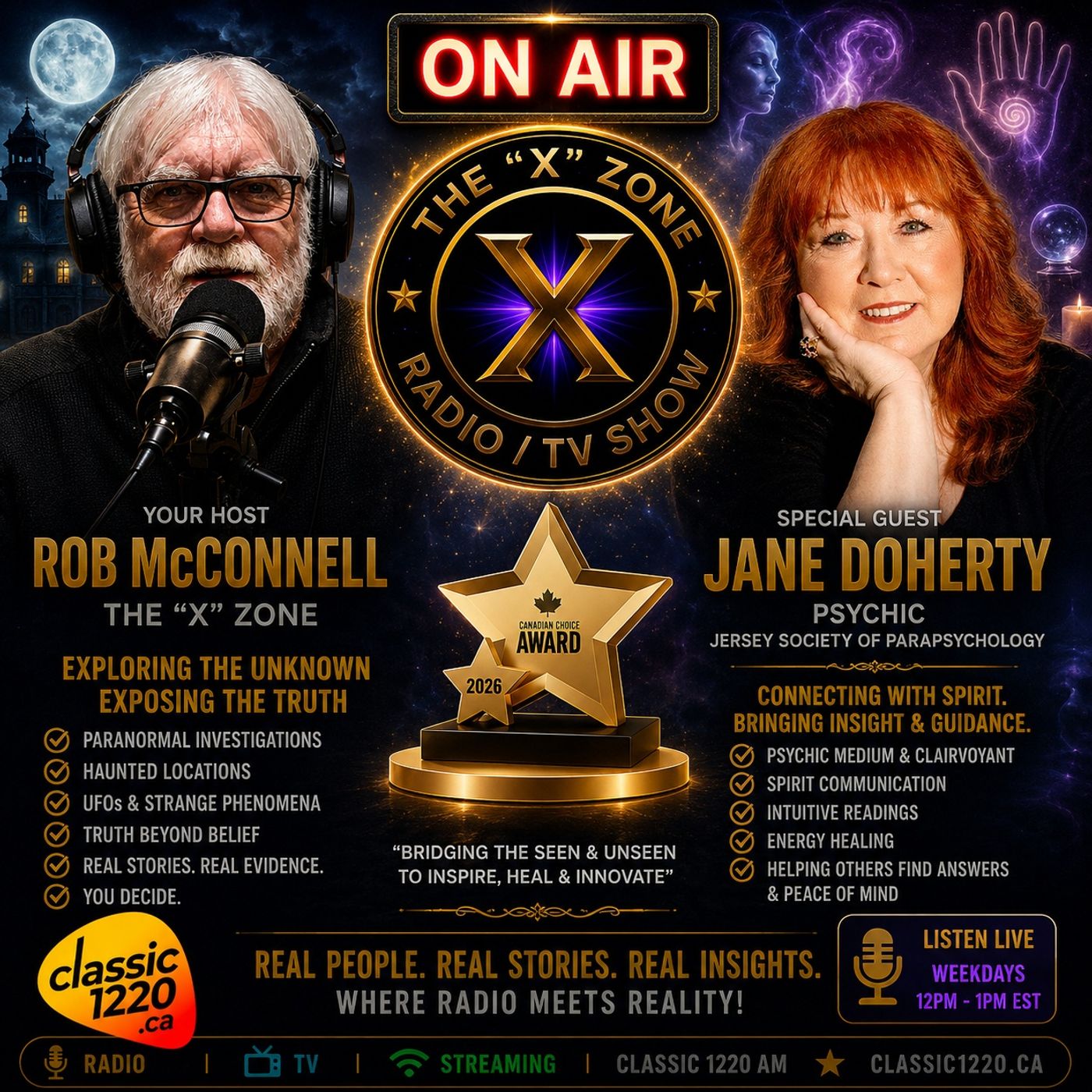 Rob McConnell Interviews - JANE DOHERTY - Psychic - Jersey Society of Parapsychology
