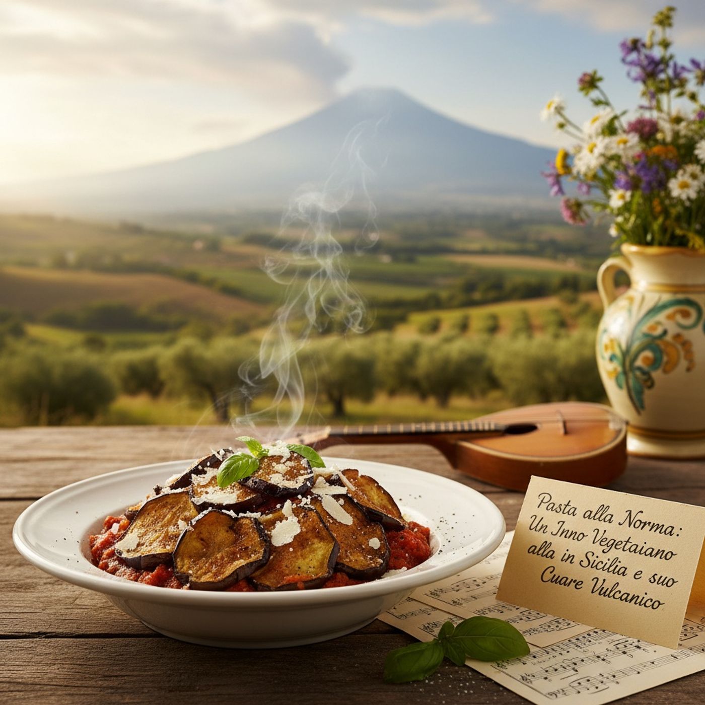 Pasta alla Norma: Un Inno Vegetariano alla Sicilia e al suo Cuore Vulcanico episode artwork