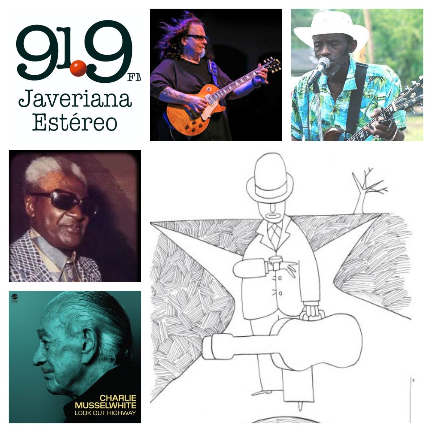 2025-39 Paul Wine Jones, Smokin Joe Kubek, Blind John Davis, Charlie Musselwhite episode artwork