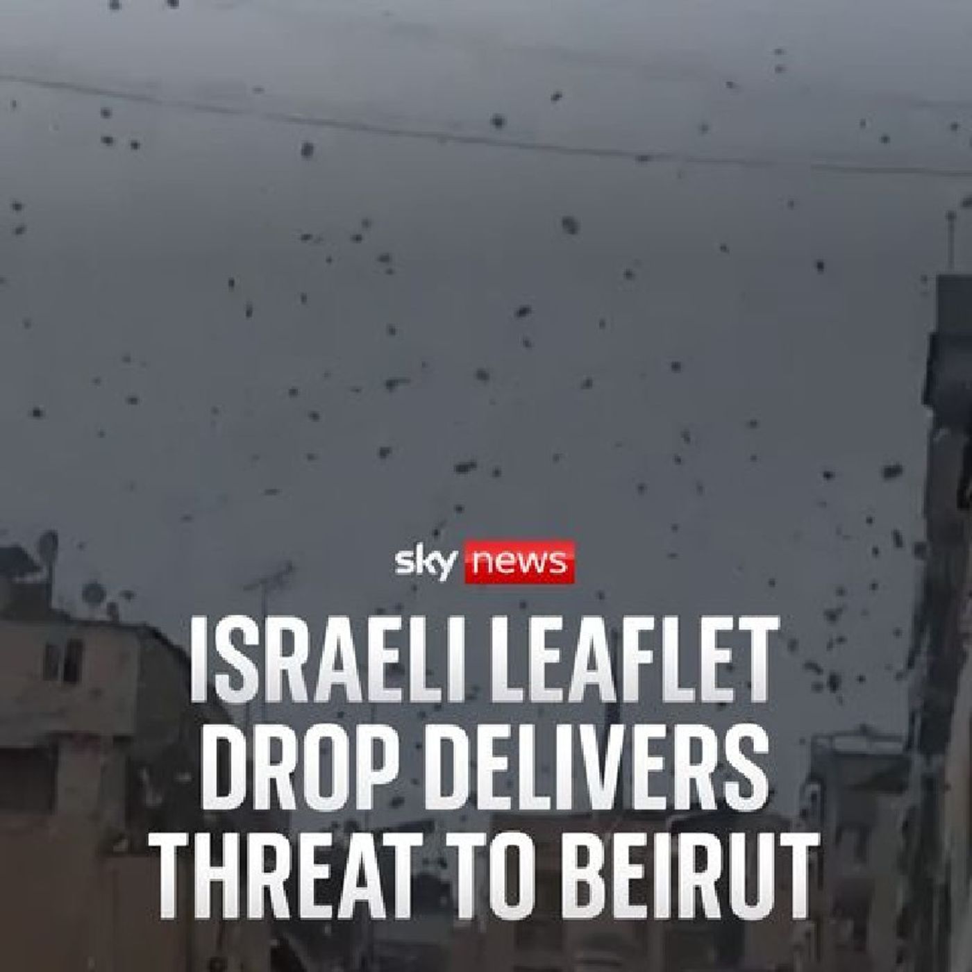 The Israeli military are dropping thousands of leaflets on Beirut, encouraging Lebanese people to rise up against Hezbollah. Sky's Cordelia episode artwork
